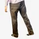 Men's Solid Brown Cotton Formal Trousers | Regular Fit Office Wear Pants